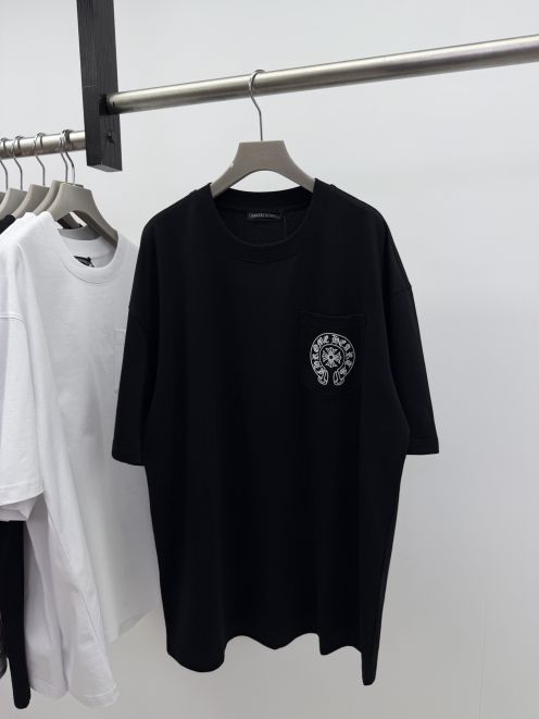 クロムハーツ n級 ポケットロゴTシャツ サークルクロス刺繍 半袖モデル 高品質