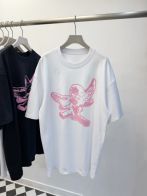 クロムハーツ ブランド コピー スカルエンジェルプリントTシャツ 半袖ストリートモデル 高級感仕上げ