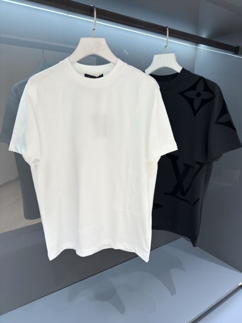 ルイヴィトン 格安 半袖Tシャツ モノグラムビッグロゴプリント 快適な着心地 激安