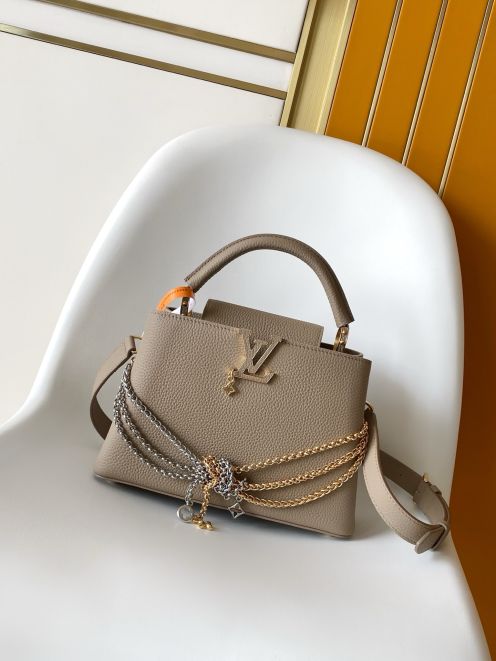 ルイヴィトン 格安 ミニハンドバッグ レザー調チェーン装飾 エレガント設計 リピーター多数
