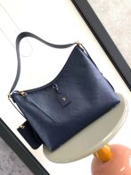 ルイヴィトン n級 レザーショルダーバッグ エンボスモノグラム シンプルフォルム 上質感