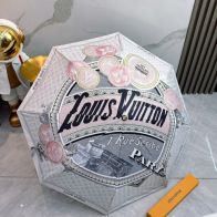 ルイヴィトン ブランド コピー モノグラム折りたたみ傘 エレガントプリント仕様 発送保証 精密ディテール