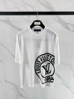ルイヴィトン スーパーコピー ロゴプリント半袖Tシャツ シンプルデザイン 定番