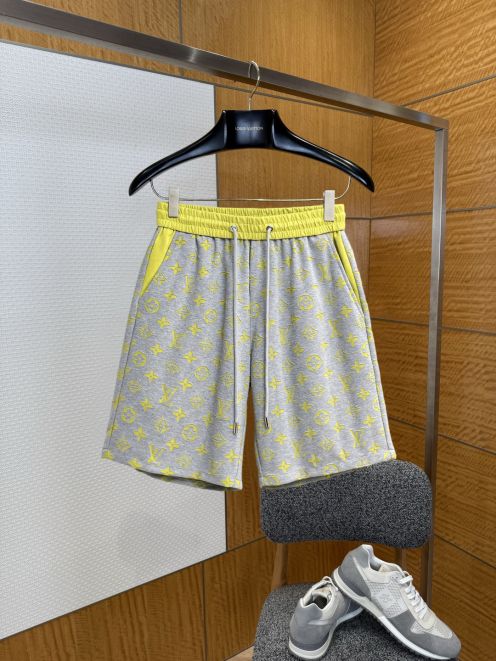 ルイヴィトン 本物級コピー モノグラムハーフパンツ 配色デザイン 夏服仕様 実店舗運営