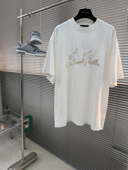 ルイヴィトン n級 ロゴ刺繍半袖Tシャツ オーバーサイズ 高品質