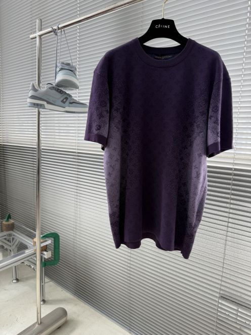 ルイヴィトン n級 モノグラムジャカード半袖Tシャツ 快適な着心地 精密ディテール 高品質