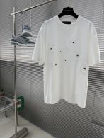 ルイヴィトン ブランド コピー モノグラムワッペン半袖Tシャツ 男女兼用 丁寧な縫製 快適仕様
