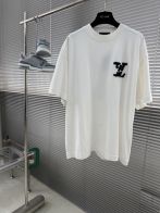 ルイヴィトン スーパーコピー ワッペンロゴ半袖Tシャツ 通気 快適シルエット 定番人気 高品質