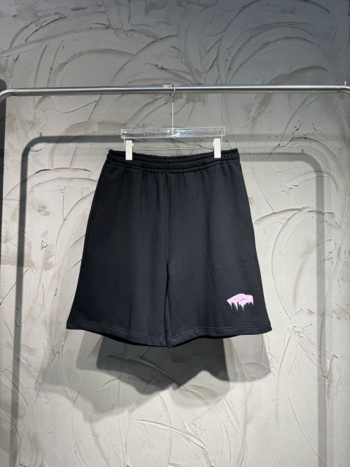 バレンシアガ スーパーコピー ロゴプリントスウェットショートパンツ 夏向け仕様 リピーター多数