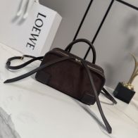 ロエベ 格安 ミニボストンバッグ ヴィンテージレザー調仕様 満足度高い 高級感仕上げ