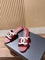 シャネル n級 ミュールサンダル ボルドーバイカラー CCロゴ仕様 高再現度サマーモデル