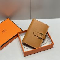 エルメス n級 ベアンコンパクトウォレット エプソンレザー仕様 本革使用