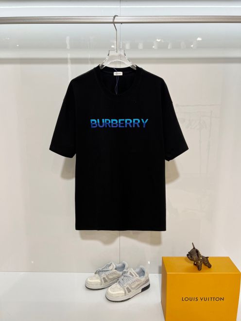 バーバリー 格安 ロゴ半袖Tシャツ シンプルデザイン 梱包丁寧