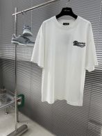 バレンシアガ 本物級コピー ロゴ刺繍Tシャツ ミニマルデザイン 夏服