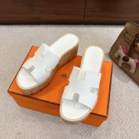 エルメス スーパーコピー Hカットサンダル 厚底ウェッジソール 本革風素材 口コミ多数