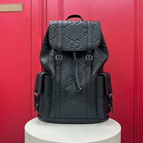 グッチ 本物級コピー GGエンボスバックパック レザーデザイン 精密ディテール