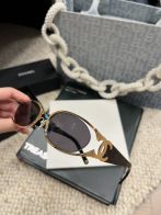 シャネル ハイブランド ラウンドサングラス メタルフレームココマーク 上質感