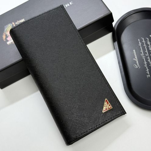 プラダ スーパーコピー 長財布 二つ折りウォレット 三角ロゴプレート 高級レベル仕様
