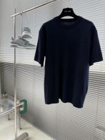 ルイヴィトン ハイブランド ニット半袖Tシャツ ロゴ刺繍デザイン ブランド代用