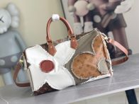 ルイヴィトン 本物級コピー パッチワークボストンバッグ モノグラム異素材デザイン 職人技術再現