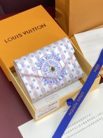 ルイヴィトン n級 三つ折り財布 フラップウォレット モノグラムストライプ 激安