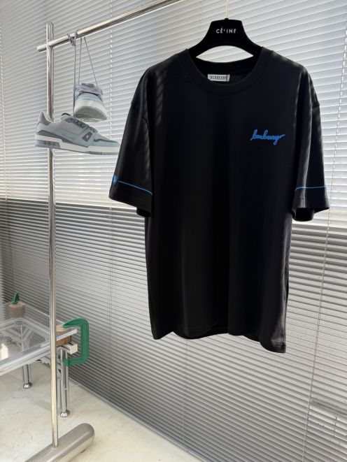 バーバリー n級 半袖Tシャツ ロゴ刺繍デザイン シンプルスタイル 激安