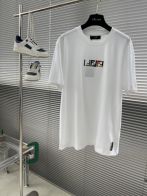 フェンディ 本物級コピー Tシャツ FFロゴ刺繍デザイン クルーネック仕様 シンプルデザイン