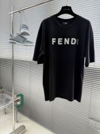 フェンディ 本物級コピー ロゴ刺繍Tシャツ シンプルデザイン 満足度高い