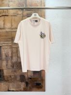 ロエベ n級 刺繍ロゴ半袖Tシャツ フラワーデザイン 高級感仕上げ
