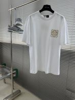 ロエベ n級 アナグラム刺繍Tシャツ 半袖ミニマルスタイル 激安