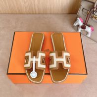 エルメス n級 Hカットサンダル キャンバス切替 フラット仕様 高品質