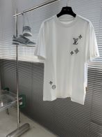 ルイヴィトン スーパーコピー Tシャツ ロゴ刺繍デザイン コットン素材 快適な着心地