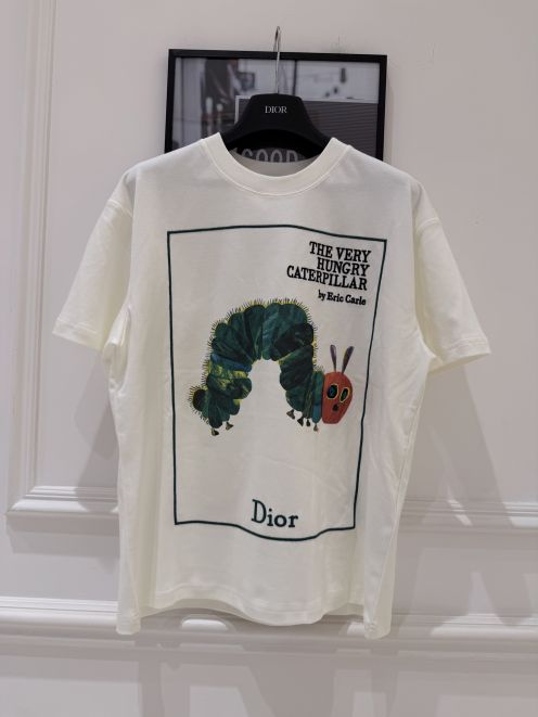 ディオール n級 プリントTシャツ グラフィックデザイン コットン素材 高品質