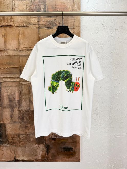 ディオール ハイブランド グラフィックプリントTシャツ 半袖カットソー シンプルデザイン 満足度高い