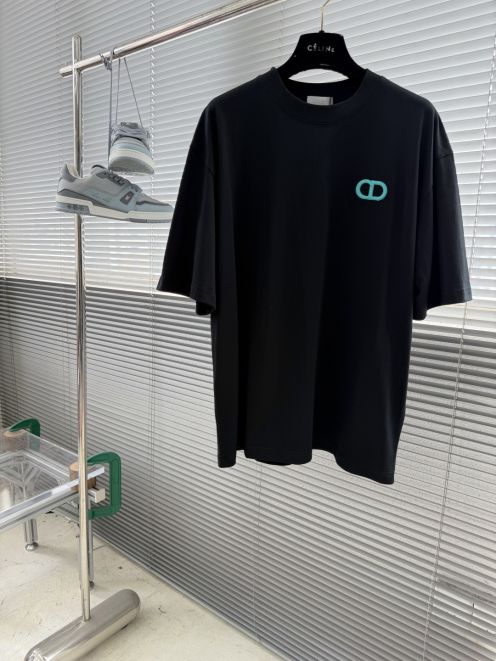 ディオール n級 Tシャツ CDロゴ刺繍 半袖トップス 通気