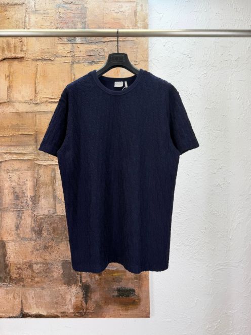 ディオール 格安 Tシャツ エンボスロゴデザイン 半袖トップス シンプルデザイン