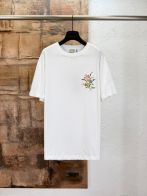 ディオール 本物級コピー フラワー刺繍Tシャツ 半袖カットソー シンプルデザイン 安心サイト