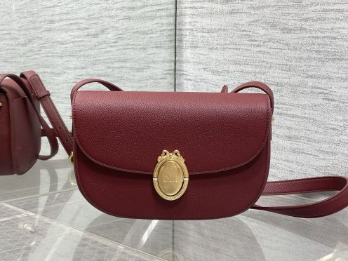 ディオール 格安 ショルダーバッグ レッドレザー ゴールド金具 口コミ多数