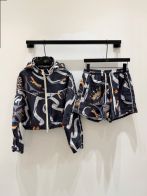 ルイヴィトン ブランド コピー セットアップジャケットショートパンツ アート総柄デザイン 新作