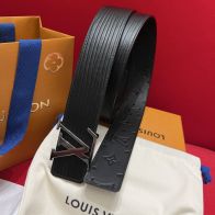 ルイ・ヴィトン ハイブランド エピレザーベルト LVバックル リバーシブルデザイン 高品質