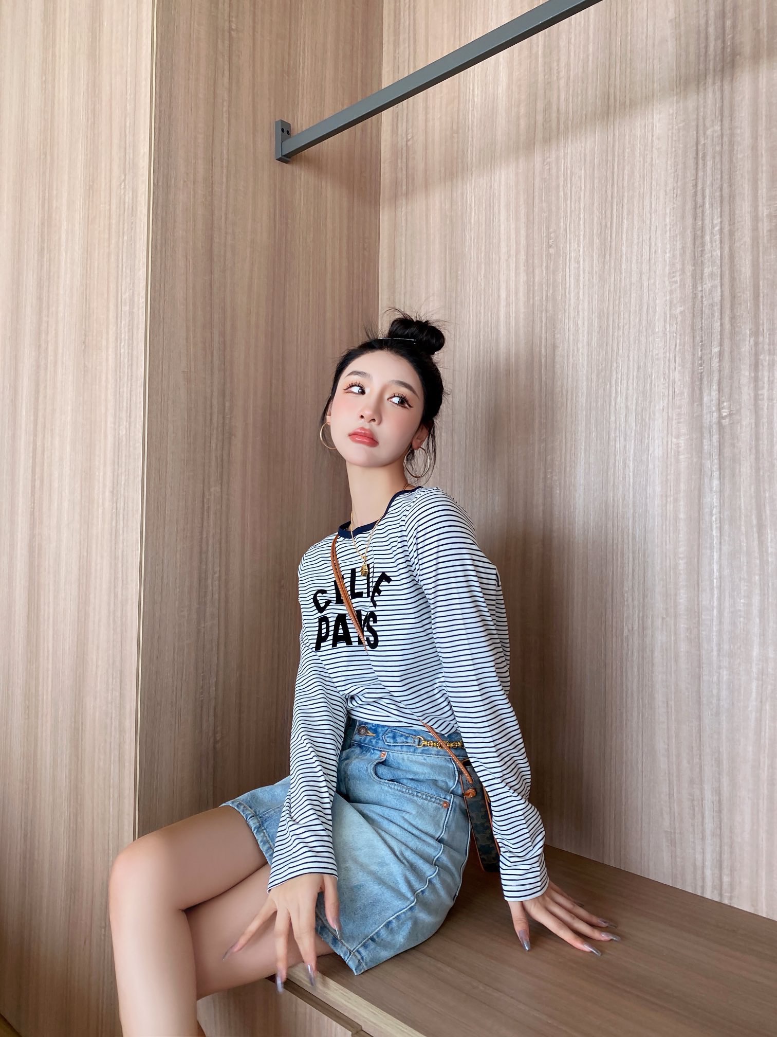 セリーヌ アウトレット tシャツＮ級品 シンプル 純綿 長袖トップス ログｔ 品質保証 高級感溢れる ブラック_6