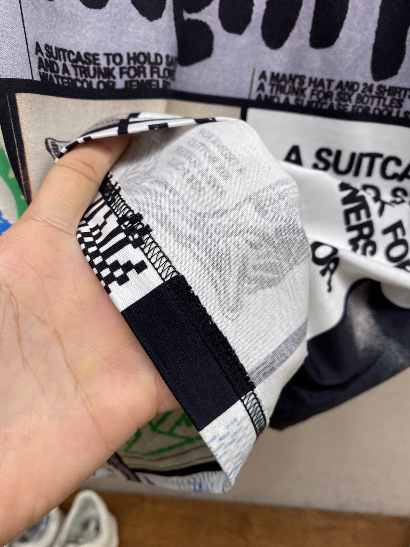 ルイヴィトンtシャツ楽天偽物 純綿 半袖 トップス 男女兼用 プリント カラフル 品質保証 ブルー_5