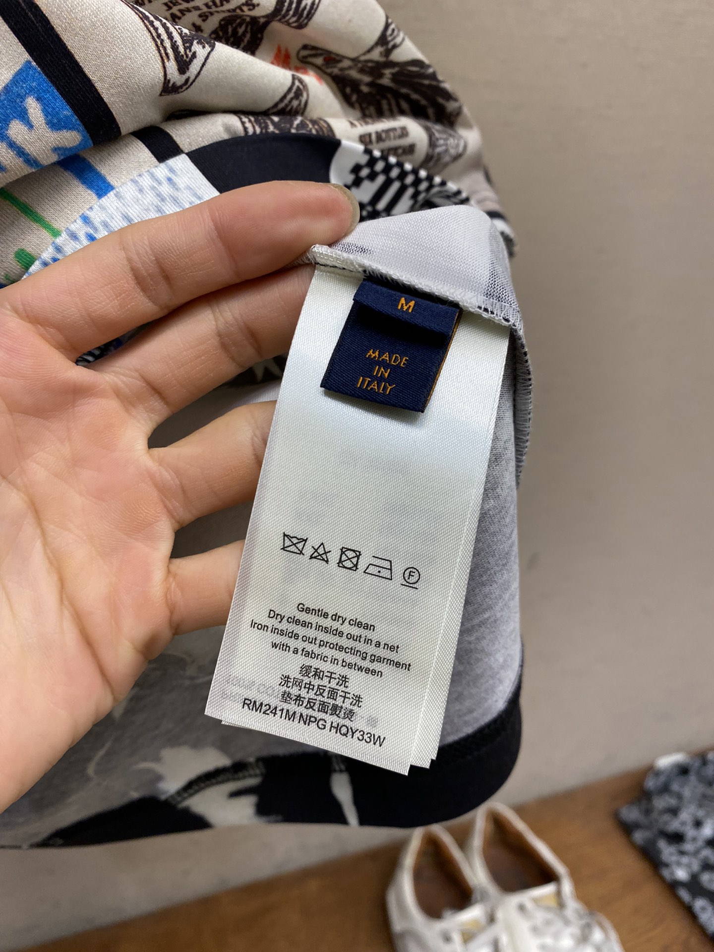 ルイヴィトンtシャツ楽天偽物 純綿 半袖 トップス 男女兼用 プリント カラフル 品質保証 ブルー_7
