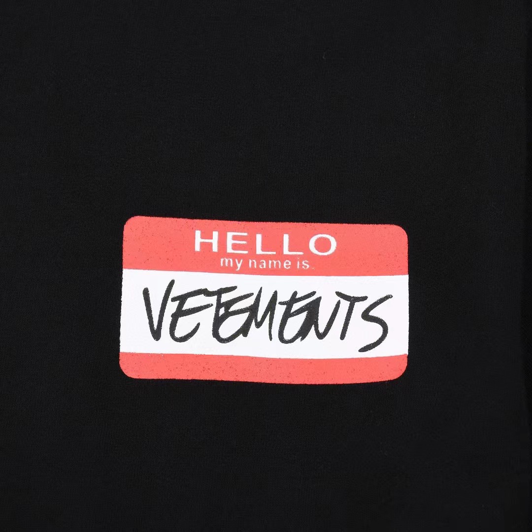 ヴェトモン tシャツ メンズコピー 純綿 トップス Balenciaga&adidas&Vetements三つコラボ 半袖 ブラック_4