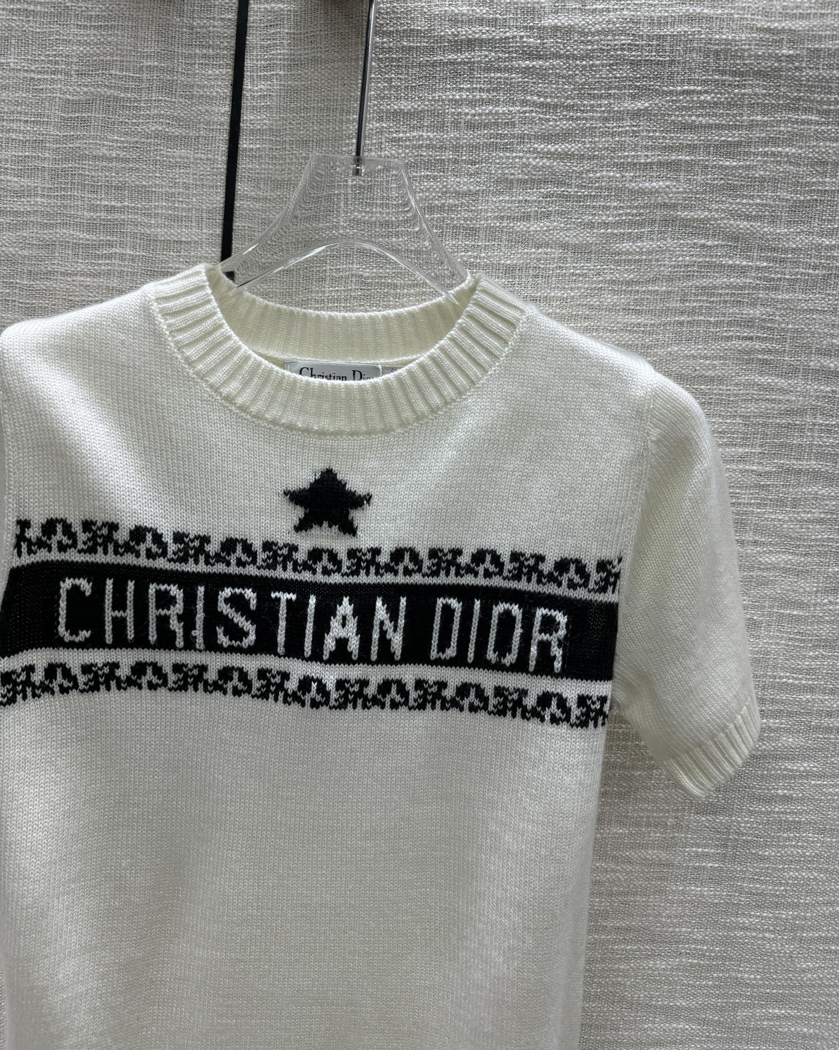 2024年のお買い得品 ディオールtシャツＮ級品 純綿 トップス 春新作 半袖 高品質 シンプル 型番A989B320C ホワイト_2