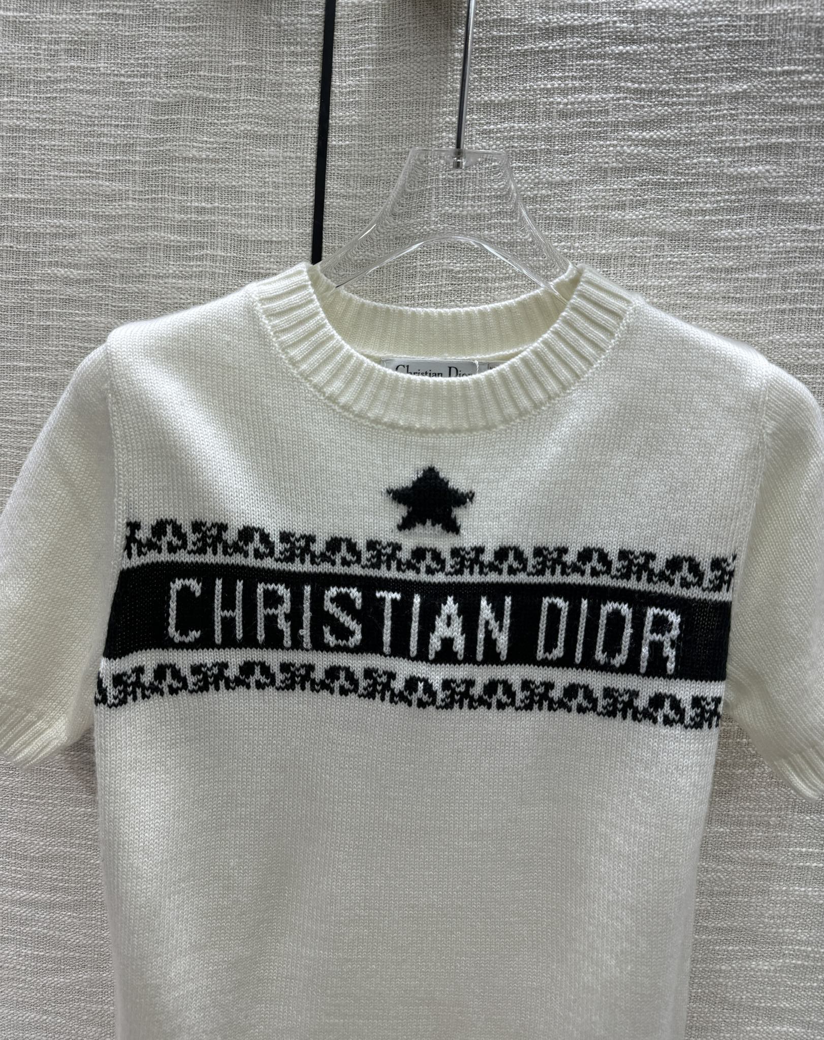 2024年のお買い得品 ディオールtシャツＮ級品 純綿 トップス 春新作 半袖 高品質 シンプル 型番A989B320C ホワイト_4