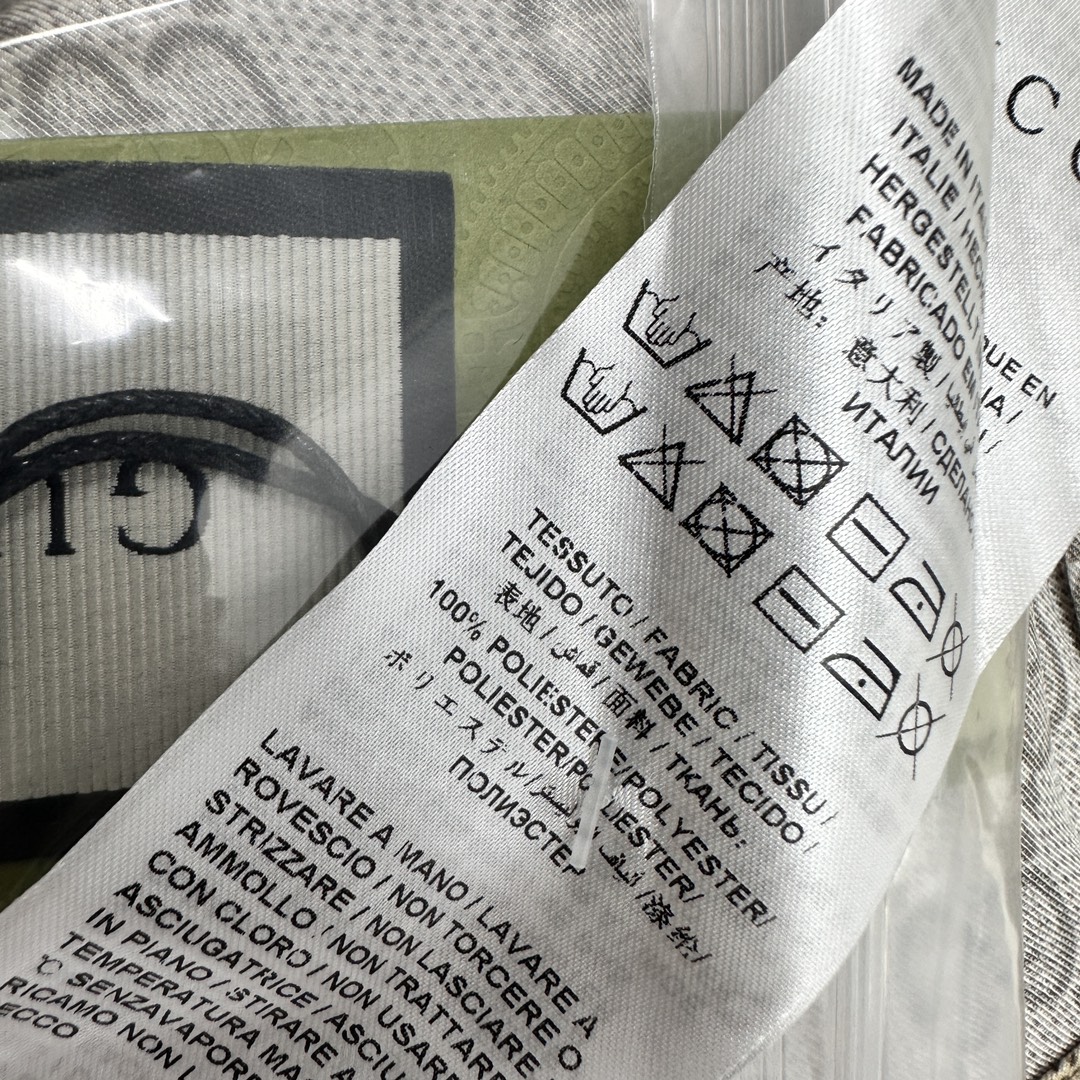 gucci メンズ アウタースーパーコピー セット トップス スカート 半袖 シルク 夏服 軽量 ゆったり ブラウン_9