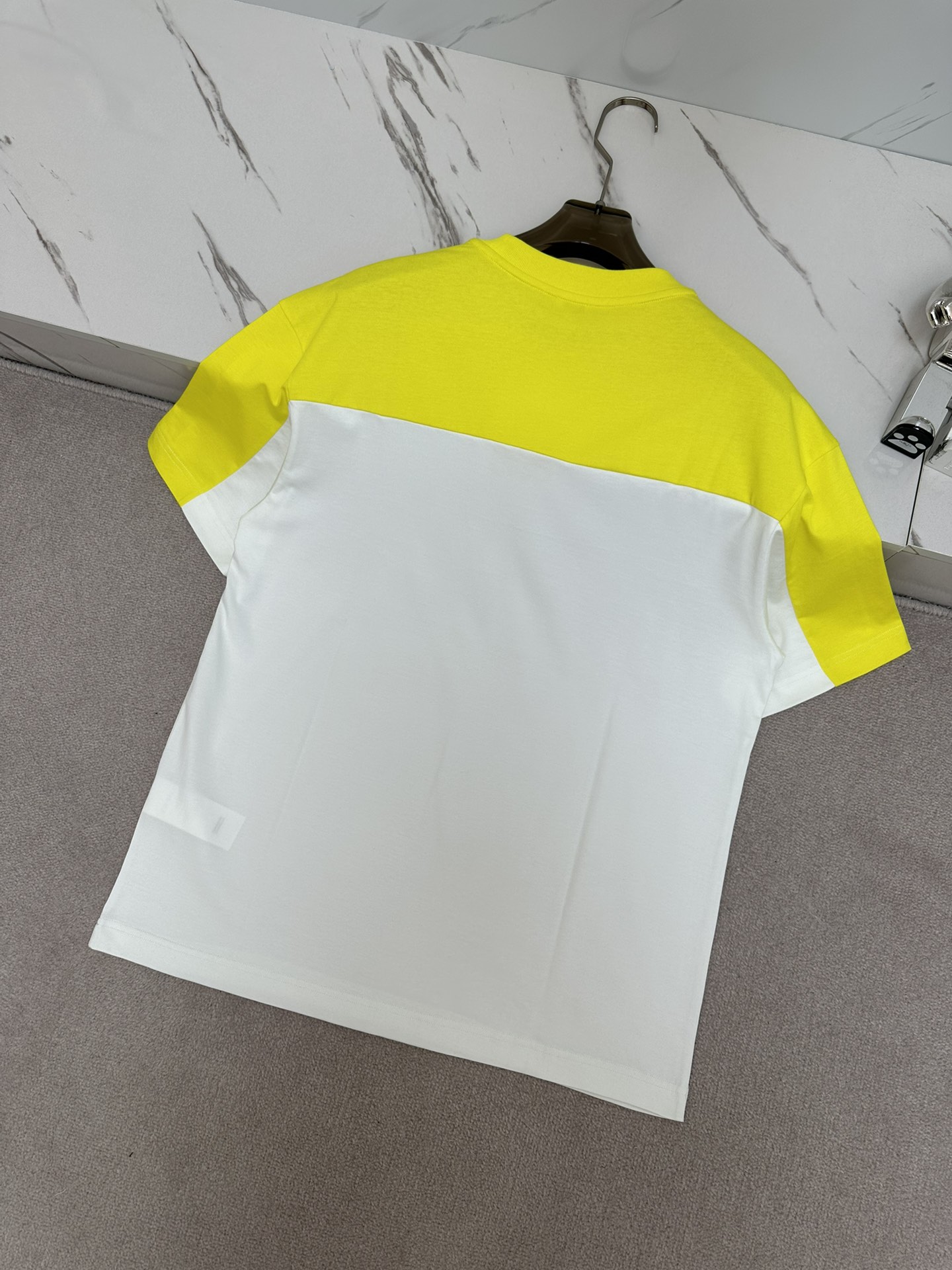 平野紫耀 ロエベtシャツ激安通販 丸首 クルーネック 純綿 トップス 弾性がいい simple  期間限定品 ホワイト_6