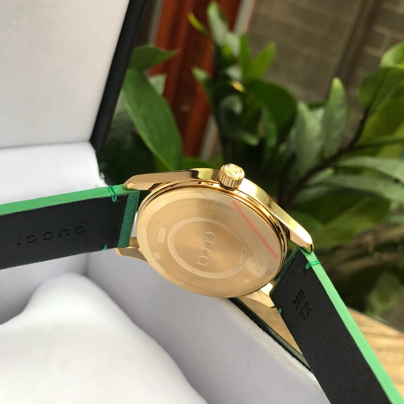 gucci メンズ 時計コピー ウォッチ レザーバンド うで時計 星プリント 防水 G-Timelessシリーズ ブラック_7