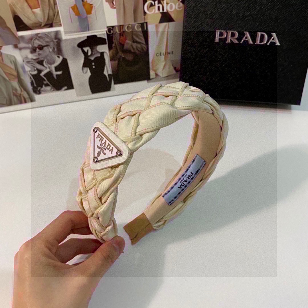 超激得の新品 カチューシャ プラダスーパーコピー 幅広 ヘアバンド  髪留め ファッション 3色可選 ホワイト_5